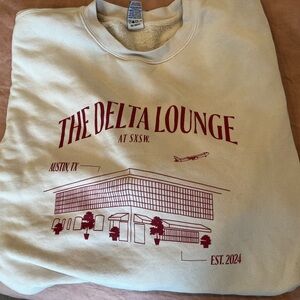 Delta at SXSW 2024 crewneck sweater